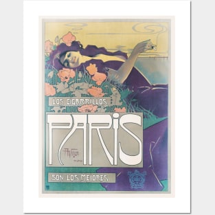 Cigarrillos Paris son los Mejores, 1901 Posters and Art